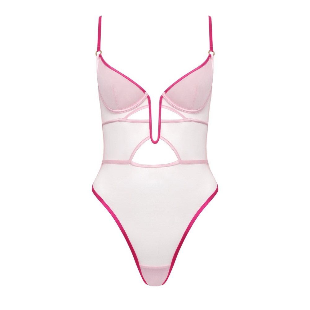 NWT Joni Bodysuit in Fuchsia Pink & Pirouette Pink
BLUEBELLA (size 32DD/E) - Picture 2 of 9